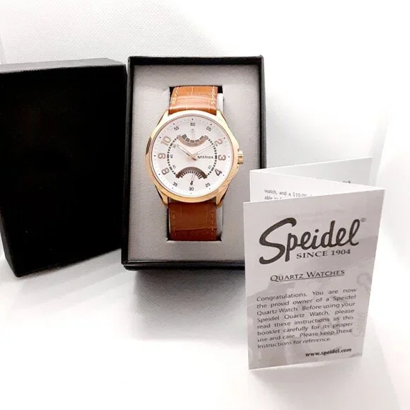 HOST PICK!!  NEW With Tags Authentic Men's Speidel Rose Gold Watch - Picture 15 of 15